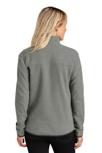 The North Face Women's Glacier Full-Zip Fleece Jacket NF0A7V4K - TNF Medium Grey Heather Back