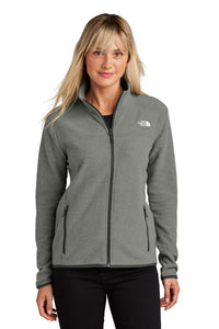 The North Face Women's Glacier Full-Zip Fleece Jacket NF0A7V4K - TNF Medium Grey Heather
