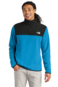 The North Face Glacier 1/4-Zip Fleece NF0A7V4L - Hero Blue/ TNF Black