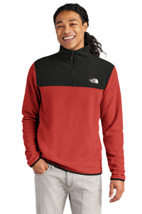 The North Face Glacier 1/4-Zip Fleece NF0A7V4L - Rage Red/ TNF Black