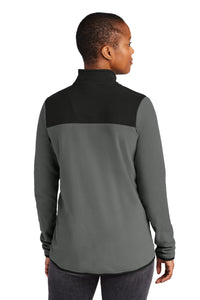 The North Face Women's Glacier 1/4-Zip Fleece NF0A7V4M - Asphalt Grey/ TNF Black Back