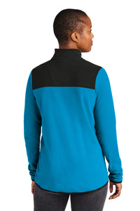 The North Face Women's Glacier 1/4-Zip Fleece NF0A7V4M - Hero Blue/ TNF Black Back
