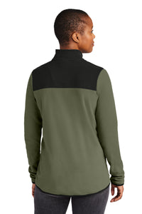 The North Face Women's Glacier 1/4-Zip Fleece NF0A7V4M - New Taupe Green/ TNF Black Back
