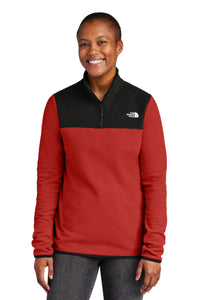 The North Face Women's Glacier 1/4-Zip Fleece NF0A7V4M - Rage Red / TNF Black