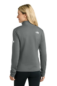 The North Face Women's Aim Full-Zip Fleece Jacket NF0A8FQJ - Smoked Pearl Grey Back