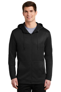 Nike Therma-FIT Full-Zip Fleece Hoodie - Black