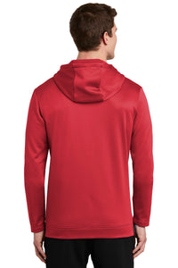 Nike Therma-FIT Full-Zip Fleece Hoodie - Gym Red Back