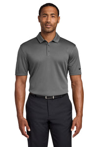 Nike Dri-FIT Hex Textured Polo - Dark Grey
