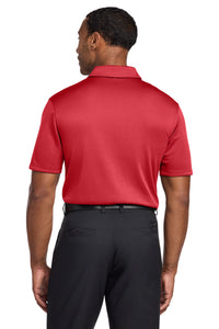 Nike Dri-FIT Hex Textured Polo - Gym Red Back