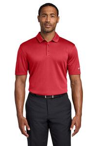 Nike Dri-FIT Hex Textured Polo - Gym Red