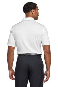 Nike Dri-FIT Hex Textured Polo - White Back