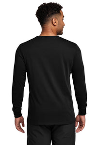 Nike Dri-FIT Cotton/Poly Long Sleeve Tee - Black Back