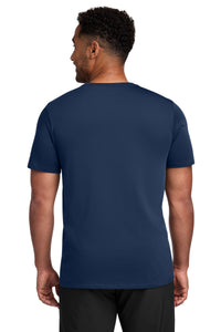 Nike Dri-FIT Cotton/Poly Tee - College Navy Back