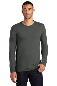 Nike Core Cotton Long Sleeve Tee - Anthracite