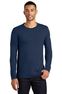 Nike Core Cotton Long Sleeve Tee - College Navy