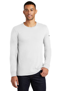 Nike Core Cotton Long Sleeve Tee - White