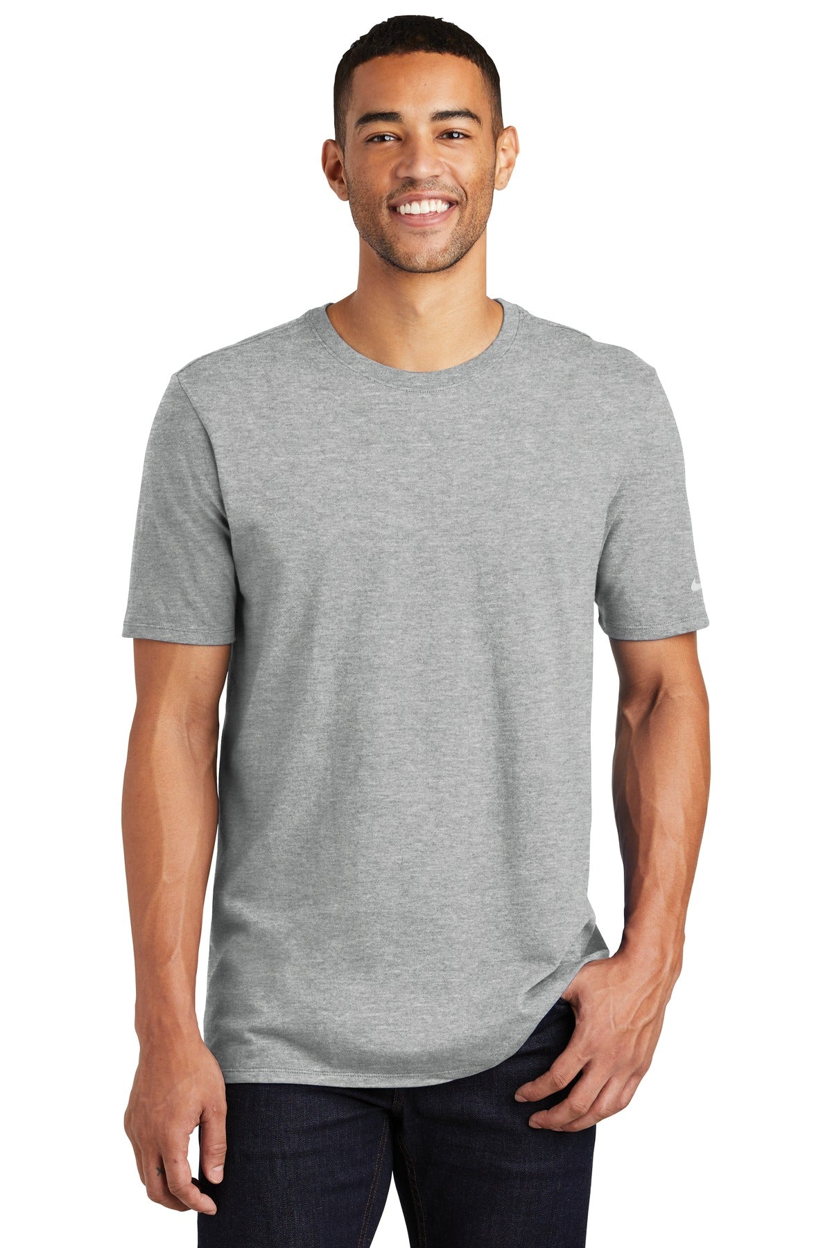 DISCONTINUED Nike Core Cotton Tee - Dark Grey Heather
