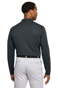 Nike Dri-FIT Micro Pique 2.0 Long Sleeve Polo NKDC2104 - Anthracite Back