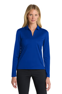 Nike Women's Dri-FIT Micro Pique 2.0 Long Sleeve Polo NKDC2105 - Game Royal