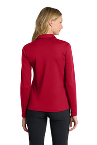 Nike Women's Dri-FIT Micro Pique 2.0 Long Sleeve Polo NKDC2105 - University Red Back