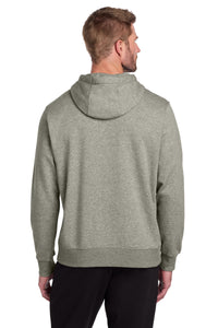 Nike Club Fleece Sleeve Swoosh Pullover Hoodie NKDR1499 - Dark Grey Heather Back