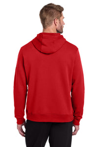 Nike Club Fleece Sleeve Swoosh Pullover Hoodie NKDR1499 - University Red Back
