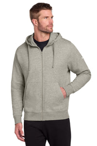 Nike Club Fleece Sleeve Swoosh Full-Zip Hoodie NKDR1513 - Dark Grey Heather