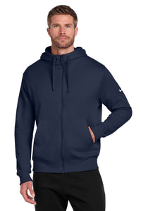 Nike Club Fleece Sleeve Swoosh Full-Zip Hoodie NKDR1513 - Midnight Navy