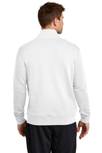 Nike Club Fleece Sleeve Swoosh 1/2-Zip NKDX6718 - White Back