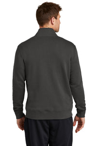 Nike Club Fleece Sleeve Swoosh 1/2-Zip NKDX6718 - Anthracite Back