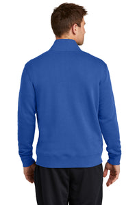 Nike Club Fleece Sleeve Swoosh 1/2-Zip NKDX6718 - Game Royal Back