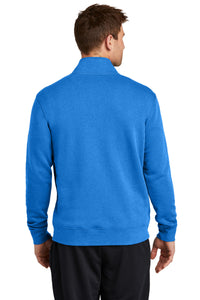 Nike Club Fleece Sleeve Swoosh 1/2-Zip NKDX6718 - Light Game Royal Heather Back