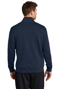 Nike Club Fleece Sleeve Swoosh 1/2-Zip NKDX6718 - Midnight Navy Back