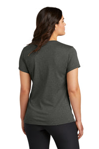 Nike Women's Swoosh Sleeve rLegend Tee NKDX8734 - Dark Smoke Heather Back