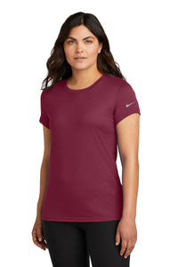 Nike Women's Swoosh Sleeve rLegend Tee NKDX8734 - Team Maroon