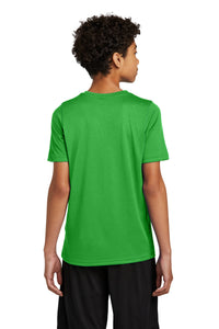 Nike Youth Swoosh Sleeve rLegend Tee NKDX8787 - Apple Green Back
