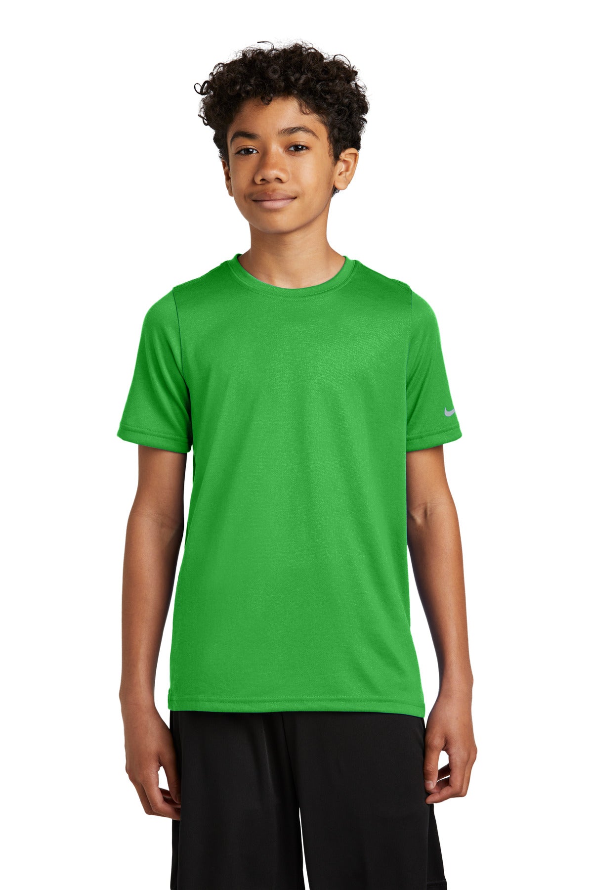 Nike Youth Swoosh Sleeve rLegend Tee NKDX8787 - Apple Green