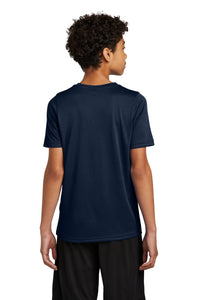 Nike Youth Swoosh Sleeve rLegend Tee NKDX8787 - College Navy Back