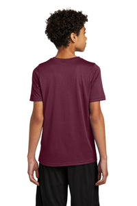 Nike Youth Swoosh Sleeve rLegend Tee NKDX8787 - Deep Maroon Back