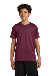 Nike Youth Swoosh Sleeve rLegend Tee NKDX8787 - Deep Maroon