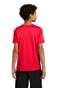 Nike Youth Swoosh Sleeve rLegend Tee NKDX8787 - University Red Back