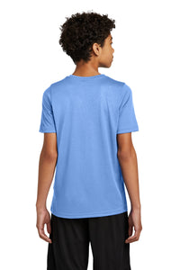 Nike Youth Swoosh Sleeve rLegend Tee NKDX8787 - Valor Blue Back