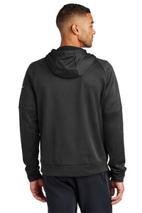 Nike Therma-FIT Pocket 1/4-Zip Fleece Hoodie NKFD9742 - Black Back
