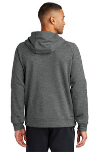 Nike Therma-FIT Pocket 1/4-Zip Fleece Hoodie NKFD9742 - Charcoal Heather Back