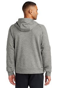 Nike Therma-FIT Pocket 1/4-Zip Fleece Hoodie NKFD9742 - Dark Grey Heather Back