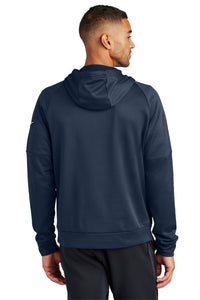 Nike Therma-FIT Pocket 1/4-Zip Fleece Hoodie NKFD9742 - Navy Back