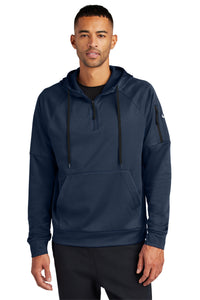 Nike Therma-FIT Pocket 1/4-Zip Fleece Hoodie NKFD9742 - Navy