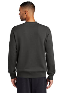 Nike Club Fleece Sleeve Swoosh Crew NKFD9863 - Anthracite Back