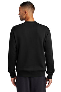 Nike Club Fleece Sleeve Swoosh Crew NKFD9863 - Black Back