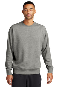 Nike Club Fleece Sleeve Swoosh Crew NKFD9863 - Dark Grey Heather